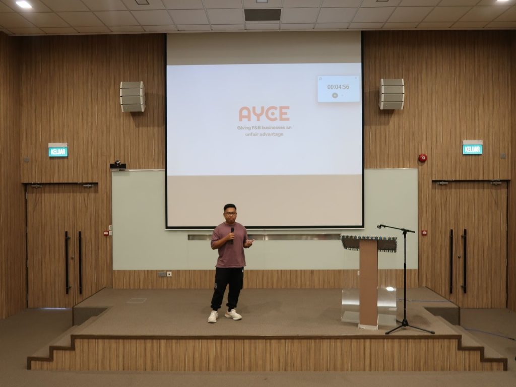 Adib Rosli, CEO of AYCE, at the Investment Readiness Programme by BEDB & ANGIN Advisory