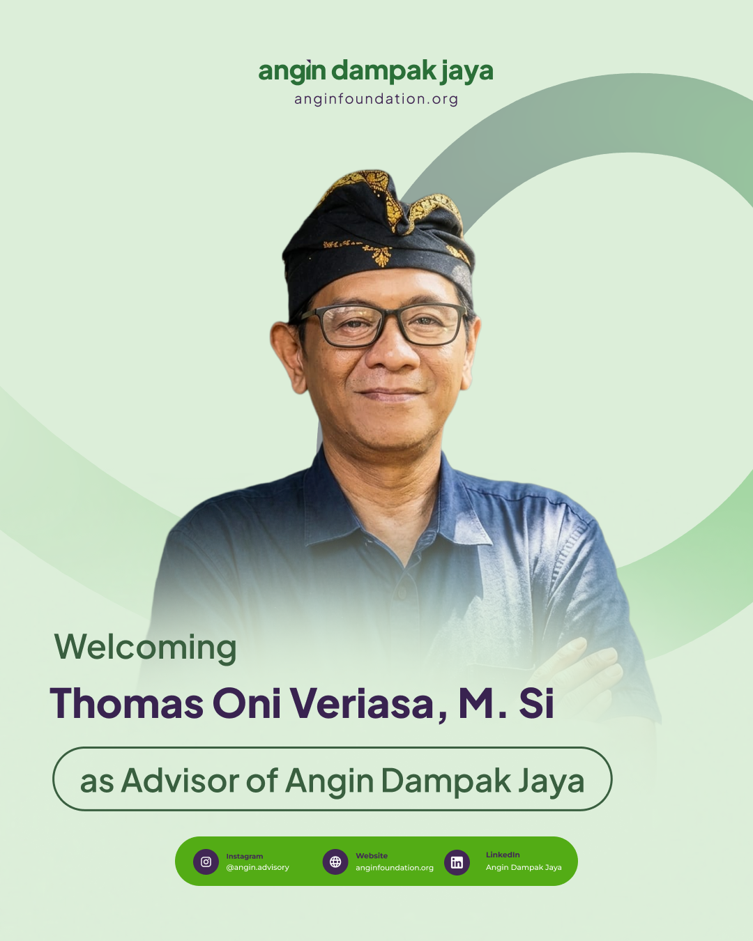 You are currently viewing Thomas Oni Veriasa Announced as Angin Dampak Jaya’s New Advisor